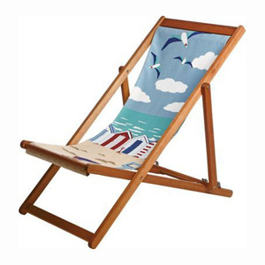 Vente en gros de chaise longue pliable et portable Impression d'image en bois pliante légère pour <span class=keywords><strong>chambre</strong></span> à coucher de parc hôtel villa - Product Image 4