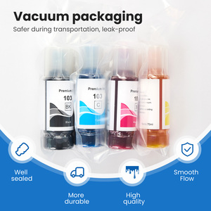 Encre de recharge en vrac compatible de qualité supérieure à base d'eau pour imprimantes de bureau <span class=keywords><strong>EcoTank</strong></span> L3100 L3150 L1110 L5190 - Usine 103 - Product Image 6