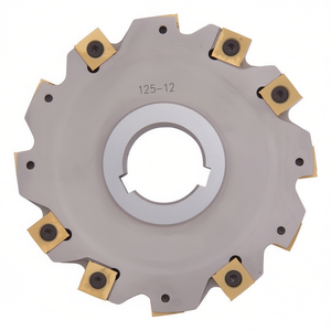 Slotting And Cutting Cutter Insert Milling Tool 125 12 With Carbide Tips For Metal <b>Machining</b> - Product Image 2