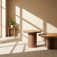 Table basse en bois de style japonais pour salon, appartement loft, meuble d'intérieur, table à thé en bois pour la maison