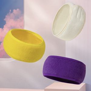 عصابة رأس بالجملة مع شريط فيلكرو ماصة للعرق للرياضة واليوغا، قناع للوجه، مستحضرات تجميل، غسيل الشعر - Product Image 2