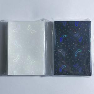 Fundas Protectoras para Tarjetas de Fotos de Ídolos Kpop, Color Helado, 50 Unidades por Paquete, Bolsas para Tarjetas Toploader - Product Image 1