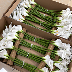 Fiori Artificiali all'Ingrosso, Calla in EVA Effetto Reale al Tatto per Composizioni Floreali da Tavolo, Decorazione Soggiorno e Casa - Product Image 2