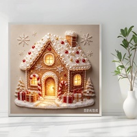 Kit de Peinture Diamant 5D Personnalisé Noël DIY, Kit de Peinture Perles DIY, Produits pour Adultes, Art Mural Salon, Marque Propre