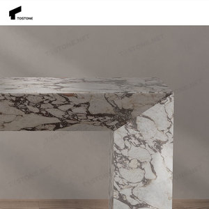 Tostone calacatta Viola giao diện điều khiển hoặc Bàn cà phê đá cẩm thạch tường đồ nội thất bằng đá cẩm thạch vượt thời gian đồ nội thất cho ngôi nhà hiện đại - Product Image 3