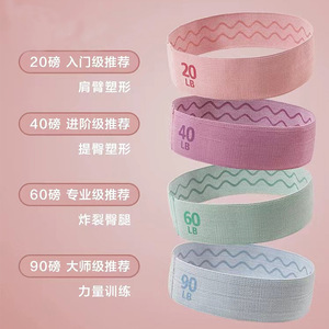 สายรัดออกกำลังกาย โยคะ ยกสะโพก แรงต้านเบา ทนทาน ฝึกฟิตเนสทุกวัย - Product Image 2