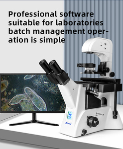 2 천만 화소 카메라로 MSD531-2000 삼안 역상 대비 생물현미경 100X-400X 배율 - Product Image 3