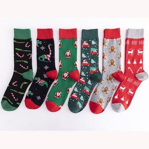 2023 coloré équipage chaussettes hommes mode Jacquard coton hommes <span class=keywords><strong>bas</strong></span> de noël chaussettes pour hommes - Product Image 1