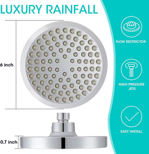 Пластиковая насадка для душа, 15 см - Product Image 3