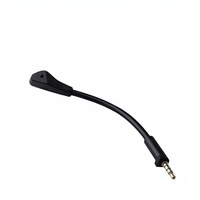 Microphone de remplacement en gros de 15 cm pour ASUS ROG Delta S Animate Core, micro de jeu Plug and Play plaqué or 3,5 mm à 4 pôles