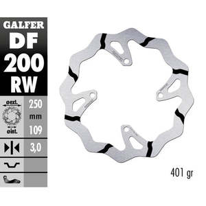 Galfer Race disco freno anteriore per Kawasaki KX 125 06-08 - Product Image 1