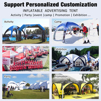 Chine Fabricant Expo Sports Blowup Airdome Tente d'événement gonflable Auvent Publicité promotionnelle Tente gonflable en PVC pour événement