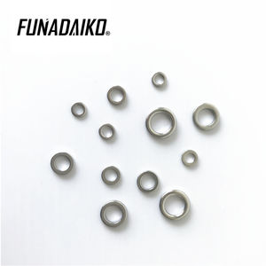 NOUVEAU! FUNADAIKO Anneaux de pêche fendus en acier inoxydable Anneaux de pêche plats pivotants noeud leurre double boucle changement rapide anneaux de pêche fendus - Product Image 5