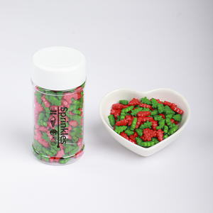 Новое поступление, съедобные смешанные посыпанные сахарным жемчугом, украшения для выпечки, ингредиенты для украшения рождественского печенья, торта - Product Image 5