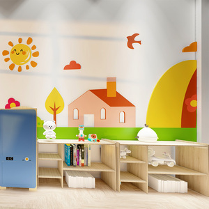 Creche montessori para niños pequeños, mesas de preescolar, sillas, muebles de guardería - Product Image 5