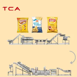 Ligne de production de petites chips TCA/prix de la machine automatique de fabrication de chips