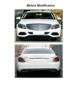 <span class=keywords><strong>AMG</strong></span> pour Mercedes Benz Classe C 14-18 Pièces détachées automobiles Nouveau style exécutif W205 Kit carrosserie Mise à niveau vers le style sportif - Product Image 2