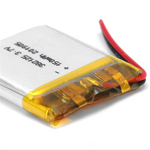 <strong>3</strong>,7 V 382125 150mAh hard case drone enrich power lithium polymer batteries for MP3 - Product Image 3