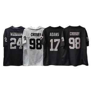 Camisas de Futebol Americano Femininas por Atacado, Jersey Costurado 98 Crosby, <span class=keywords><strong>2</strong></span> Jeanty, 34 Jackson, 17 Adams, Camisas de Malha de San Francisco - Product Image 5