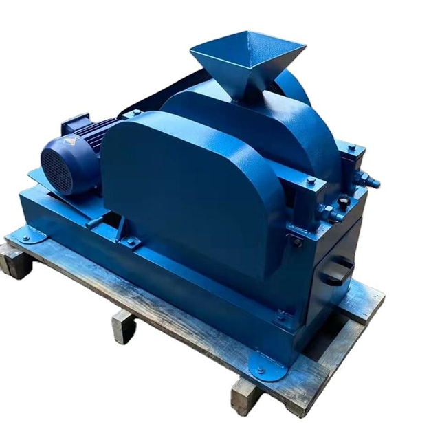 Lab Scale Double Roller Grinding Mill Automatic AC Motor High Efficiency Electric Roll Crusher for Mineral Testing