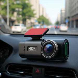 Mini Cámara para Coche 4K Frontal 1080P Trasera Gran Angular Grabación en Bucle Visión Nocturna Aleación de Aluminio Fácil Instalación WiFi 64 GB - Product Image 2