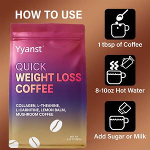 Café Vegano para Control de Peso de Alta Calidad OEM/ODM, Suplemento para Adelgazar, Supresor del Apetito - Product Image 5