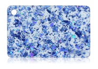 Feuille acrylique scintillante Offre Spéciale 1220*2440mm feuille de motif Double face pour la décoration coupée à la taille Service inclus