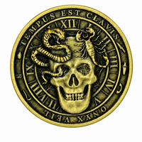 Pièce de monnaie de défi personnalisée en alliage de zinc poli, moulée sous pression, avec relief 3D et émail souple, impression UV, pour cadeaux promotionnels d'entreprise