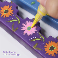 Boowan Nicole OmniCraft Pen – Marqueurs de peinture acrylique pour bougies, Jesmonite, plâtre, verre, béton – Fournitures d'art et de bricolage – Coffret cadeau