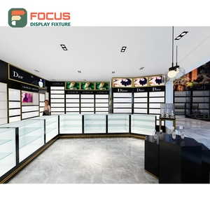 Sustainable Designer Store Melamine Display <b>Shelf</b> Factory Cosmetics Store Design - Product Image 2