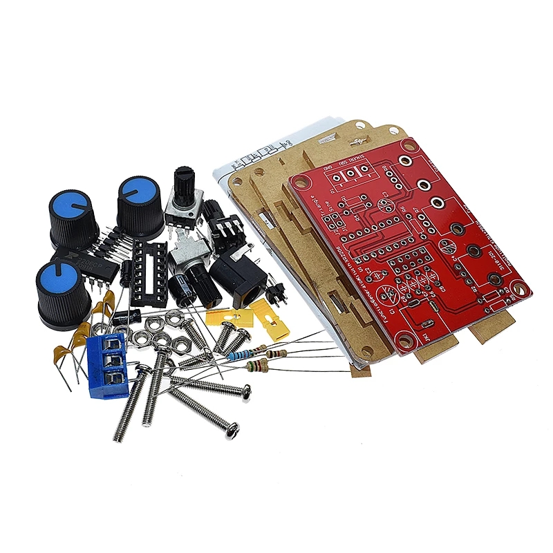 XR2206 генератор сигналов DIY Kit Sine/треугольник/квадратный выход 1 Гц-1 МГц генератор сигнала Регулируемая амплитуда частоты.