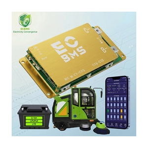 ECBMS 96s 3s 12s 128v 12v 12v 12 A 200A 60A легкий BMS <span class=keywords><strong>LiFePO4</strong></span> литий-ионный активный балансир BT активный баланс Power Bank Электрический скутер - Product Image 1