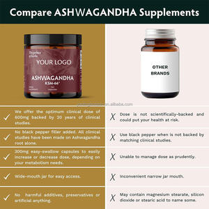 OEM KSM-66 extrait de racine d'Ashwagandha poudre ayurvédique poudre d'Ashwagandha vitamine complément alimentaire - Product Image 5