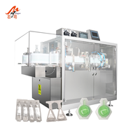 Machine de remplissage et de scellage d'ampoules en plastique entièrement automatique 2ml 5ml 8ml 10ml flacon de savon liquide sauce soja lait liquide par voie orale pour animaux de compagnie