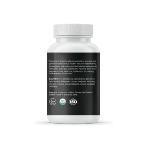 Private Label Op Maat Gemaakte Supplementen Kurkuma Curcumine Capsules Zwarte Peper Piperine Kurkuma Curcumine Capsules - Product Image 3