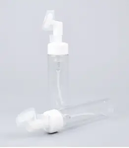 En iyi satmak yeni tasarım lüks losyon pompası kapağı köpük conta 50ml 150ml yuvarlak PET plastik şişe