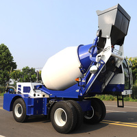 Livraison gratuite Euro 5 EPA CE Bétonnière mobile à chargement automatique Camion bétonnière à chargement automatique