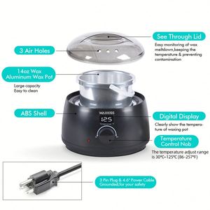 Máquina de fusión de cera depilatoria de 500cc Kit de calentamiento de cera de depilación Juego de calentador de cera de 500cc - Product Image 2
