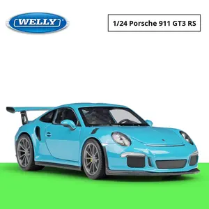 Modellino Auto in Scala 1:24 WELLY GT3 RS, Simulazione in Lega, Ornamento da Collezione per Adulti, Confezione Colorata - Product Image 5
