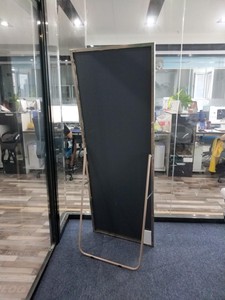 Hiện Đại Lớn Treo Tường Mặc Quần Áo Đứng Với Bàn Chải Nickel Thép Không Gỉ Khung Sàn Gương Cho Phòng Tắm Trang Trí Cách Sử Dụng - Product Image 6