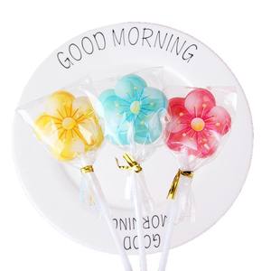 Groothandel Lolly 'S Met Fruitsmaak In Bloemvormige Zoete <span class=keywords><strong>Mix</strong></span> Fruit Voor Kindervrije Snacks Blokpatroonverpakkingen - Product Image 5