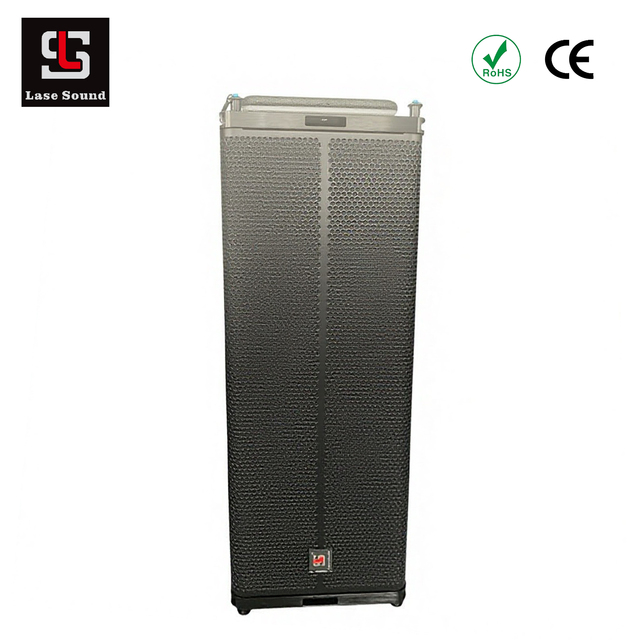LASE LA-5 Active Dual 10-Inch Line Array Speakers 800W+800W 65Hz-20KHz Professional Outdoor Audio Sound System