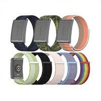 Bracelet de sport réglable en nylon 20mm/22mm pour montres connectées Garmin Vivoactive 5, Venu 3, Forerunner 265/255/165 – Boucle tressée douce pour la musique