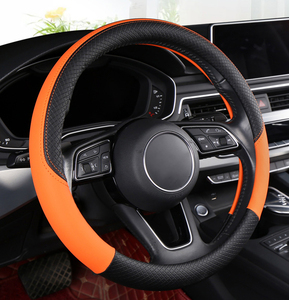 Housse de <span class=keywords><strong>volant</strong></span> antidérapante en cuir gaufré pour camion, protection de <span class=keywords><strong>volant</strong></span>, style tendance, seulement <span class=keywords><strong>42</strong></span> <span class=keywords><strong>cm</strong></span> (16,53 pouces) - Product Image 4