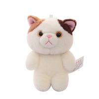 Vente chaude En Peluche Petit Chat Porte-clés Animal En Peluche Sac Pendentif pour Filles Enfants Doux Mini Petit Chat Porte-clés Jouet