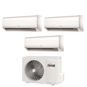 Climatizador acondicionado Ferroli, inversor dividido de prueba, serie AMBRA M 7 + 7 + 9 con 21-3, Wi-Fi integrado 7000 + 7000 + 9000 - No - Product Image 2