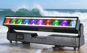 Barra <span class=keywords><strong>de</strong></span> Luces Móvil RGBW <span class=keywords><strong>de</strong></span> 10x60W con Zoom, Pixel Strobe, DMX512, Resistente al Agua IP65, para Exteriores, Conciertos, Espectáculos, DJ, Discotecas - Product Image 5