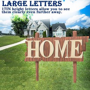 17 inch dày chưa hoàn thành 'r' GỖ THƯ paintable tường trang trí nội thất cho DIY Craft dự án sinh nhật bên trang trí nhà khắc - Product Image 4