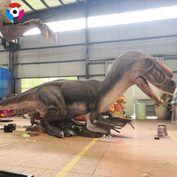 Dinosaures robotiques personnalisés imperméables pour parc à thème, animatroniques, mère T-Rex