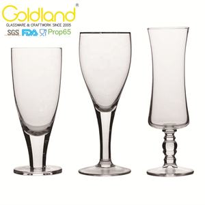 Panière en <span class=keywords><strong>verre</strong></span> transparent à pieds fait à la main, pour pub, bière, nouveauté - Product Image 1